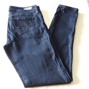 AG Dark Wash Low Rise Super Skinny Legging Jeans